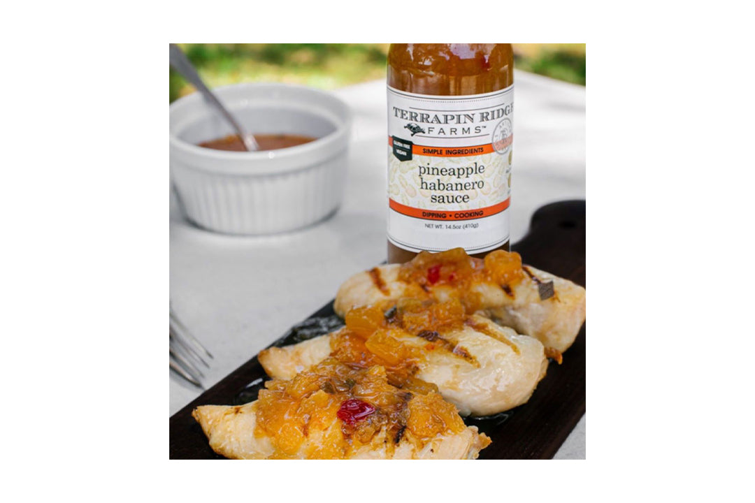 Grilled Chicken with Terrapin Ridge Farms Pineapple Habanero Sauce with Terrapin Ridge Farms Pineapple Habanero Sauce Grilled Chicken with Terrapin Ridge Farms Pineapple Habanero Sauce with Terrapin Ridge Farms Pineapple Habanero Sauce